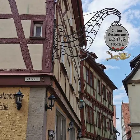 China Restaurant Lotus Szálloda Rothenburg ob der Tauber